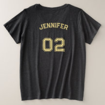 Créer Nom du joueur Numéro de Jersey Femmes Soft L