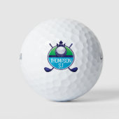 Créer Nom ou initiales monogramme balles de golf (Devant)