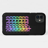 "Créer" Rainbow iPhone 11 Coque (Dos (Horizontal))