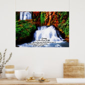 Créer soi-même ~ Inspirational Waterfall Poster (Cuisine)