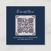 Créer son propre Carte de visite de code QR - Beau (Devant)