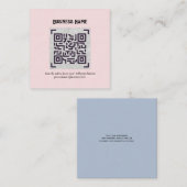 Créer son propre Carte de visite de code QR - Beau (Devant / Derrière)