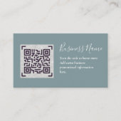 Créer son propre Carte de visite de code QR - Beau (Devant)