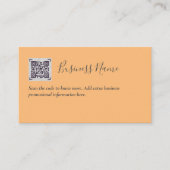 Créer son propre Carte de visite de code QR - Beau (Devant)