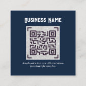 Créer son propre Carte de visite de code QR - Beau (Devant)