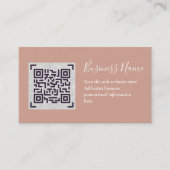 Créer son propre Carte de visite de code QR - Beau (Devant)