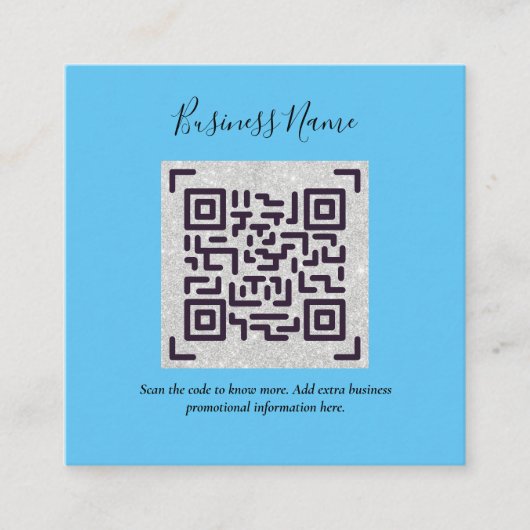 Créer son propre Carte de visite de code QR - Beau (Devant)