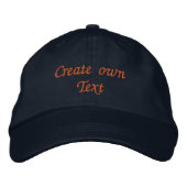 Créer son propre Casquette de texte (Devant)