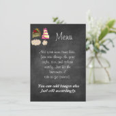 Créer son propre menu tableau noir/style de prospe (Debout devant)