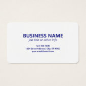 Créer un code QR analysable | Bleu foncé modifiabl (Dos)