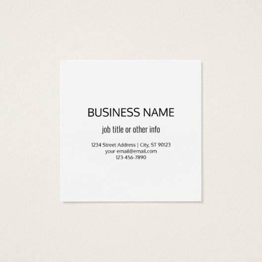 Créer un code QR d'entreprise Texte instantané et  (Dos)