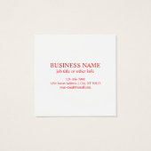 Créer un code QR rouge numérisable (modifiable) (Dos)