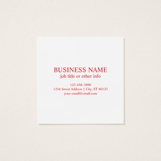 Créer un code QR rouge numérisable (modifiable) (Dos)