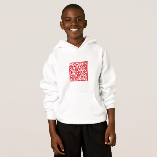 Créer un code QR rouge numérisable (modifiable) (Devant entier)