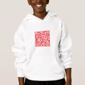 Créer un code QR rouge numérisable (modifiable) (Devant)