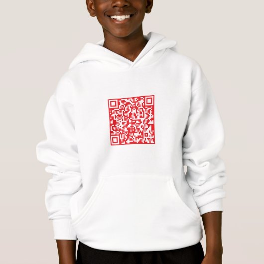 Créer un code QR rouge numérisable (modifiable) (Devant)