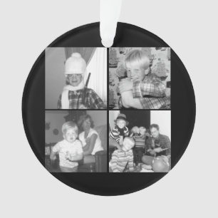 Créer un collage Instagram avec 4 photos - Noir