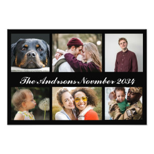 Créer un collage photo personnalisé avec 6 photos