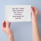 Créer un prospectus ou une feuille personnalisée (Poignée)