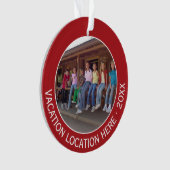 Créer un souvenir de vacances avec photo et texte (devant)