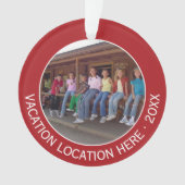 Créer un souvenir de vacances avec photo et texte (devant)