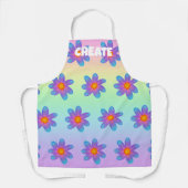 CRÉER un tablier de fleurs arc-en-ciel (Recto)