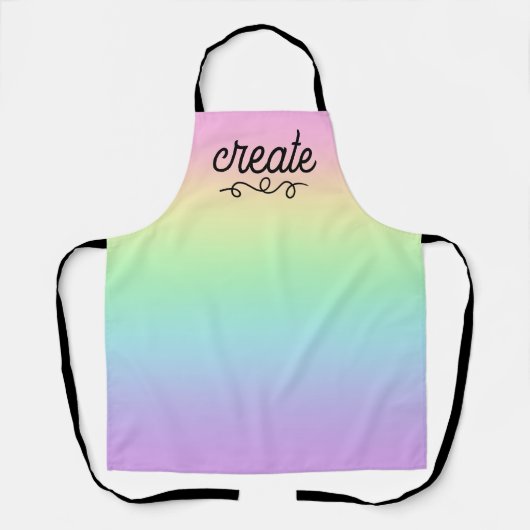 Créer un tablier Pastel Arc-en-ciel (Recto)