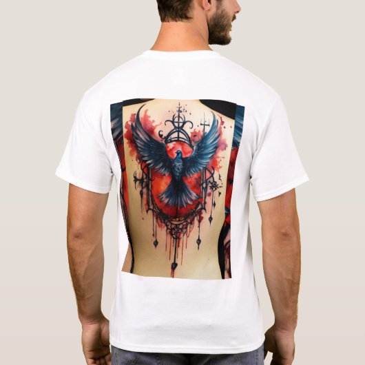 Créer un titre pour un t-shirt avec un crâne w (Dos)