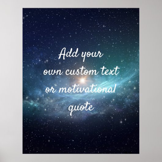 Créer Une Affiche De Citation Personnalisée - Ciel (Devant)