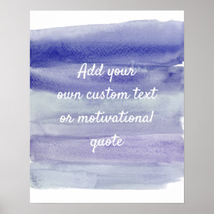 Créer Une Affiche De Devis Personnalisée - Aquarel