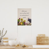 Créer Une Affiche De Devis Personnalisée - Raisins (Cuisine)