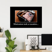 Créer une affiche démotivationnelle personnalisée (Bureau à domicile)