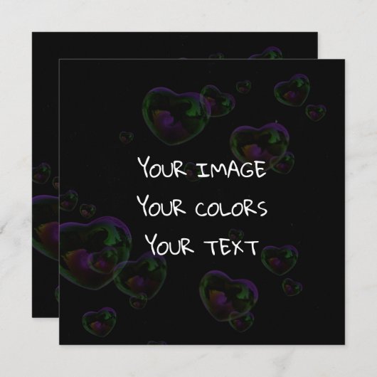 Créer une carte plat personnalisée (Devant / Derrière)