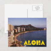 Créer une carte postale de vacances hawaïennes (Devant / Derrière)