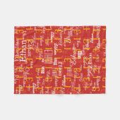 créer une couverture polaire cool avec votre nom i (Devant (Horizontal))