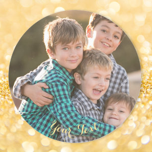 Créer une feuille de stickers photo ronds classiqu