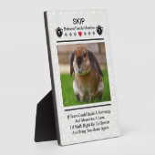 Créer Une Plaque Photo Commémorative Pour Animaux  (Côté)