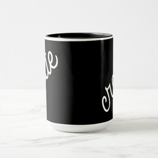 Créer une tasse de café noir et blanc (Centre)