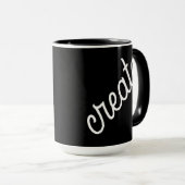 Créer une tasse de café noir et blanc (Devant droit)