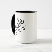 Créer une tasse de café noir et blanc (Devant gauche)