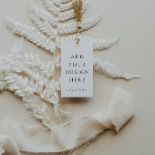 Créer vos propres étiquettes cadeaux vierges