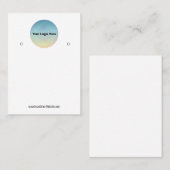 Créer votre carte d'affichage d'écoute de logo per (Devant / Derrière)