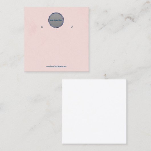 Créer votre carte d'affichage d'écoute de logo per (Devant / Derrière)