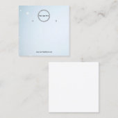 Créer votre carte d'affichage d'écoute de logo per (Devant / Derrière)