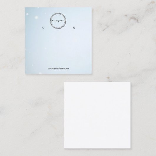 Créer votre carte d'affichage d'écoute de logo per (Devant / Derrière)