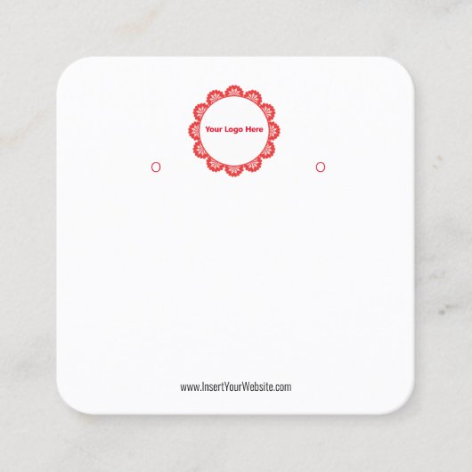 Créer votre carte d'affichage d'écoute de logo per (Devant)