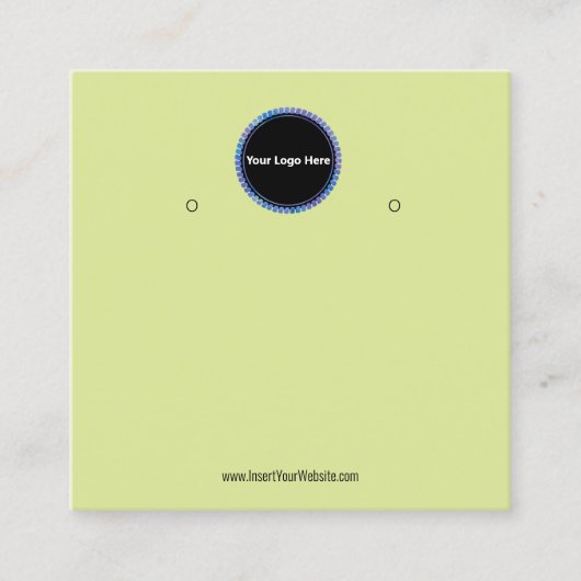 Créer votre carte d'affichage d'écoute de logo per (Devant)