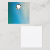 Créer votre carte d'affichage d'écoute de logo per (Devant / Derrière)