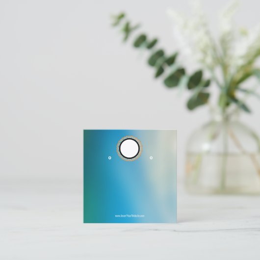 Créer votre carte d'affichage d'écoute de logo per (Debout devant)