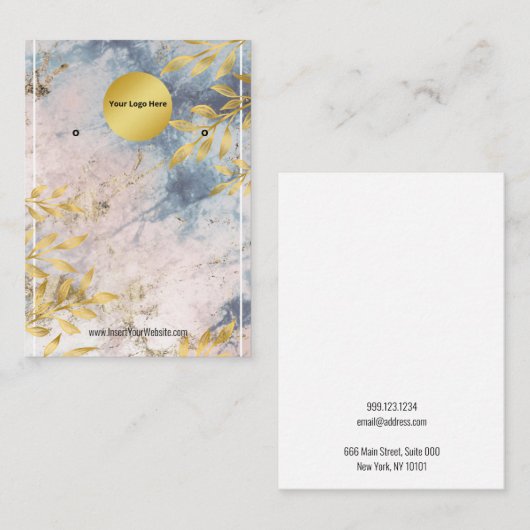 Créer votre carte d'affichage d'écoute de logo per (Devant / Derrière)